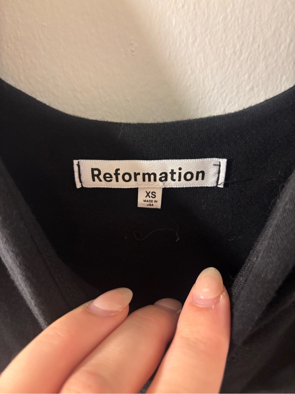 Reformation knit midi dress with slit size XS - Picture 7 of 7
